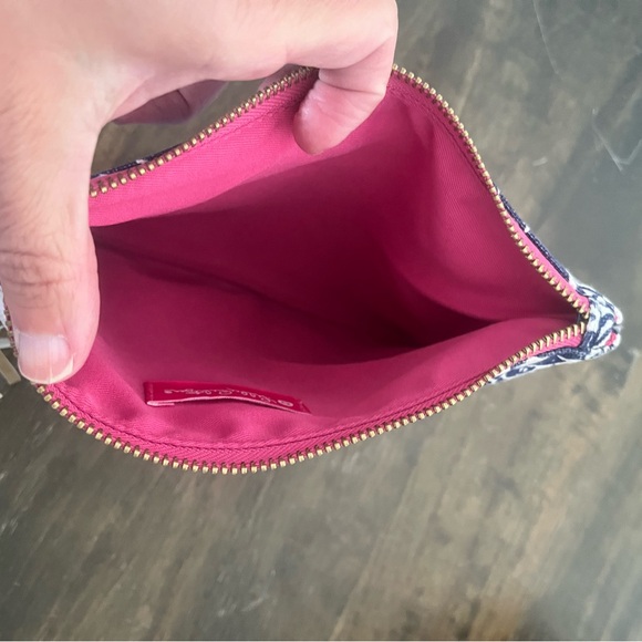 Lilly Pulitzer Pink and Navy Clutch - Picture 2 of 6